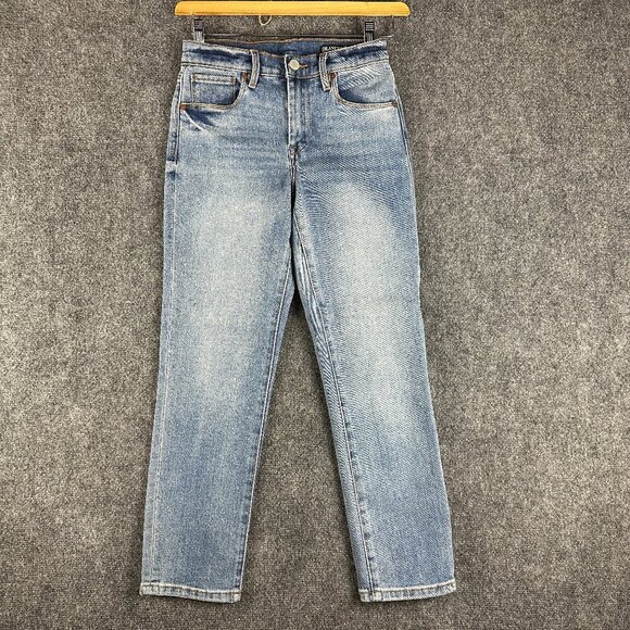 BLANKNYC Jeans Womens 26 The Madison High Rise Crop Cotton Stretch Light Wash - Picture 1 of 8